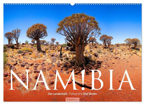 Namibia - Die Landschaft (Wandkalender 2026 DIN A2 quer), CALVENDO Monatskalender