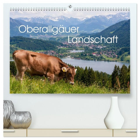 Oberallgäuer Landschaft (hochwertiger Premium Wandkalender 2027 DIN A2 quer), Kunstdruck in Hochglanz