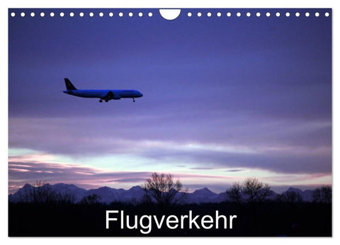 Flugverkehr (Wandkalender 2026 DIN A4 quer), CALVENDO Monatskalender