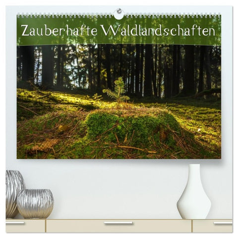 Zauberhafte Waldlandschaften (hochwertiger Premium Wandkalender 2026 DIN A2 quer), Kunstdruck in Hochglanz