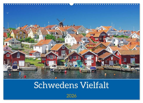 Schwedens Vielfalt (Wandkalender 2026 DIN A2 quer), CALVENDO Monatskalender