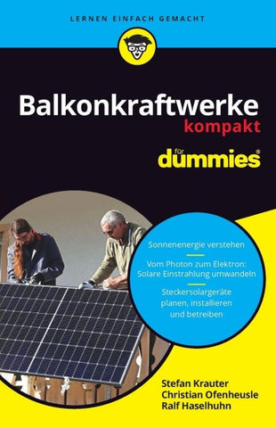 Balkonkraftwerke kompakt für Dummies