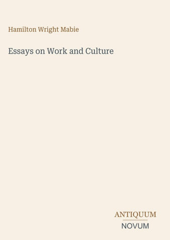 Essays on Work and Culture