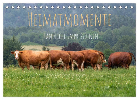 Heimatmomente - Ländliche Impressionen (Tischkalender 2027 DIN A5 quer), CALVENDO Monatskalender