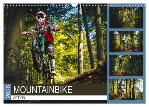 Mountainbike Action (Wandkalender 2026 DIN A3 quer), CALVENDO Monatskalender