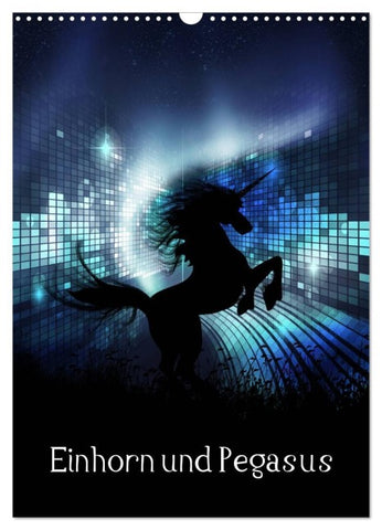 Einhorn und Pegasus (Wandkalender 2026 DIN A3 hoch), CALVENDO Monatskalender