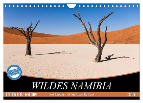 Wildes Namibia (Wandkalender 2026 DIN A4 quer), CALVENDO Monatskalender