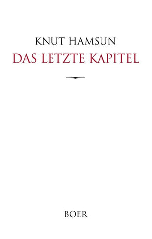 Das letzte Kapitel