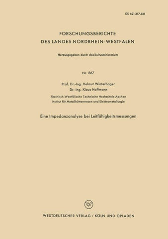 Eine Impedanzanalyse bei Leitfähigkeitsmessungen