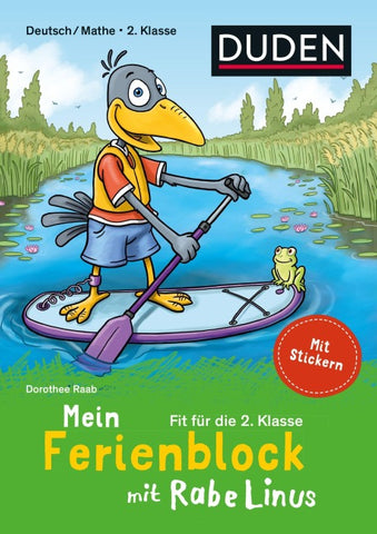 Mein Ferienblock mit Rabe Linus – Fit für die 2. Klasse