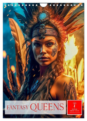 Fantasy Queens (Wandkalender 2027 DIN A4 hoch), CALVENDO Monatskalender