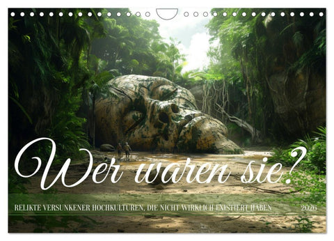 Wer waren sie? (Wandkalender 2026 DIN A4 quer), CALVENDO Monatskalender