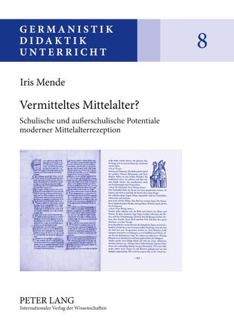 Vermitteltes Mittelalter?
