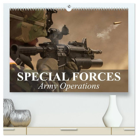 Special Forces Army Operations (High Quality Premium Wall Calendar 2026 DIN A2 landscape),CALVENDO 12 Month Wall Calendar