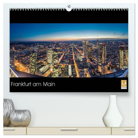 Frankfurt am Main (hochwertiger Premium Wandkalender 2027 DIN A2 quer), Kunstdruck in Hochglanz