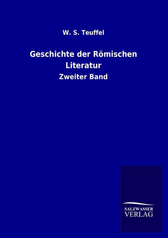 Geschichte der Römischen Literatur