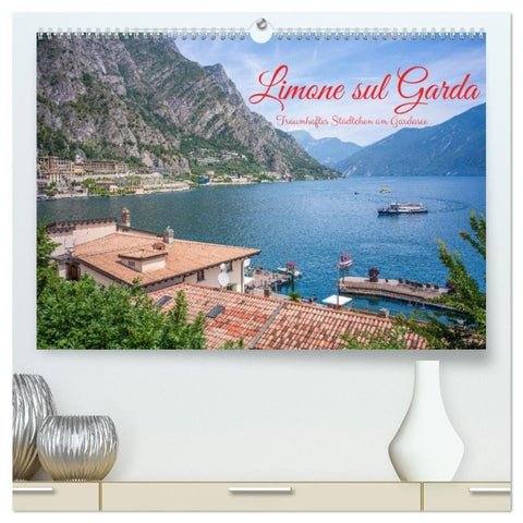 Limone sul Garda - Traumhaftes Städtchen am Gardasee (hochwertiger Premium Wandkalender 2027 DIN A2 quer), Kunstdruck in Hochglanz