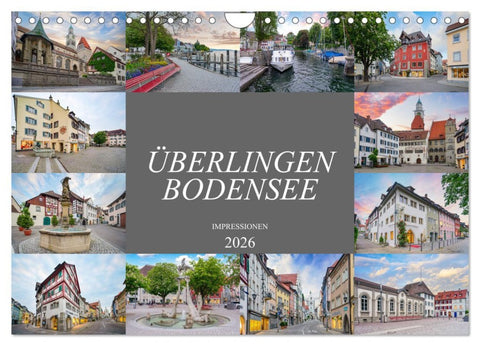 Überlingen Bodensee Impressionen (Wandkalender 2026 DIN A4 quer), CALVENDO Monatskalender