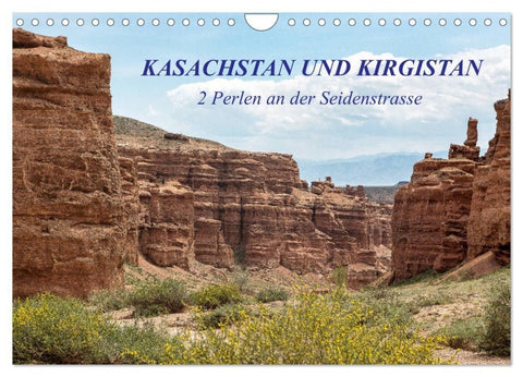 Kasachstan und Kirgistan (Wandkalender 2027 DIN A4 quer), CALVENDO Monatskalender