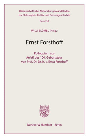 Ernst Forsthoff.