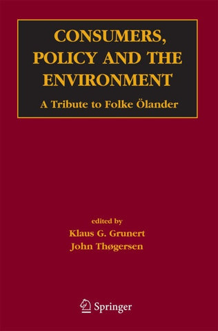 Consumers, Policy and the Environment