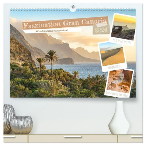 Faszination Gran Canaria (hochwertiger Premium Wandkalender 2026 DIN A2 quer), Kunstdruck in Hochglanz