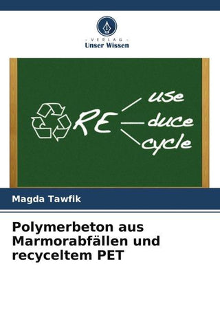 Polymerbeton aus Marmorabfällen und recyceltem PET