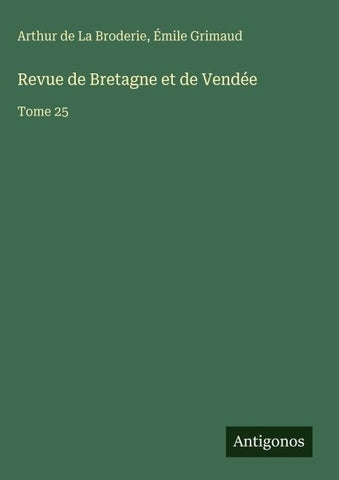 Revue de Bretagne et de Vendée
