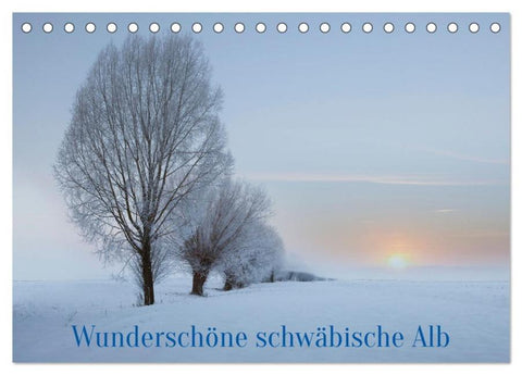 Wunderschöne schwäbische Alb (Tischkalender 2026 DIN A5 quer), CALVENDO Monatskalender