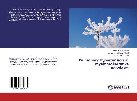 Pulmonary hypertension in myeloproliferative neoplasm