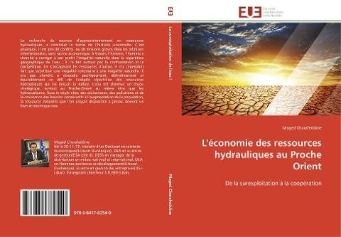 L'économie des ressources hydrauliques au Proche Orient
