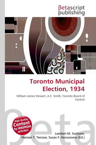 Toronto Municipal Election, 1934