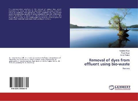 Removal of dyes from effluent using bio-waste