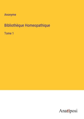 Bibliothèque Homeopathique