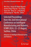 Selected Proceedings from the 2nd International Conference on Intelligent Manufacturing and Robotics, ICIMR 2024, 22-23 August, Suzhou, China