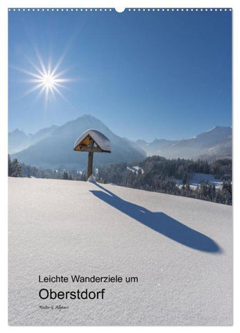 Leichte Wanderziele um Oberstdorf (Wandkalender 2026 DIN A2 hoch), CALVENDO Monatskalender