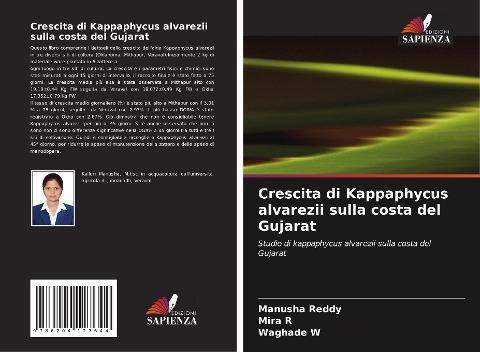 Crescita di Kappaphycus alvarezii sulla costa del Gujarat