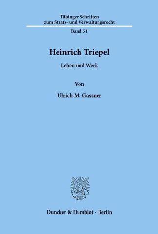 Heinrich Triepel.
