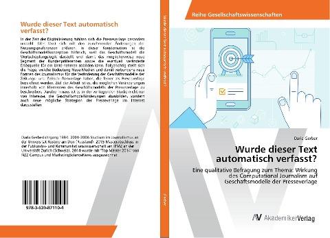 Wurde dieser Text automatisch verfasst?