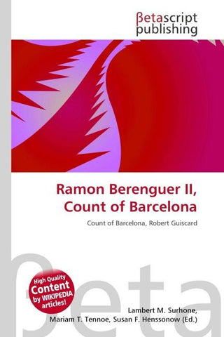 Ramon Berenguer II, Count of Barcelona