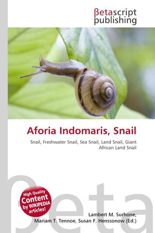 Aforia Indomaris, Snail