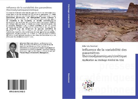 Influence de la variabilité des paramètres thermodynamiques/cinétique