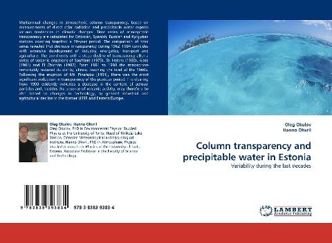 Column transparency and precipitable water in Estonia