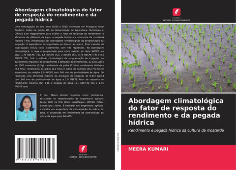 Abordagem climatológica do fator de resposta do rendimento e da pegada hídrica