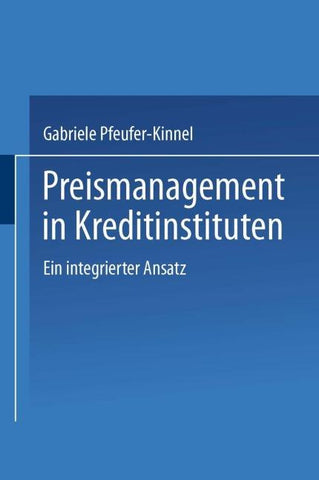 Preismanagement in Kreditinstituten