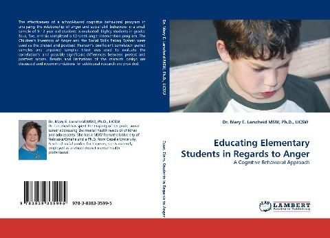 Educating Elementary Students in Regards to Anger