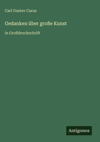 Gedanken über große Kunst