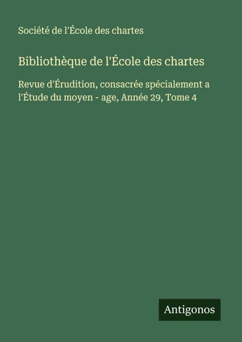 Bibliothèque de l'École des chartes