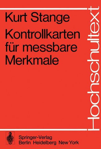 Kontrollkarten für messbare Merkmale