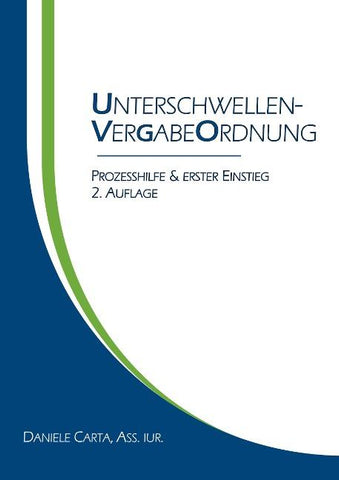 Unterschwellenvergabeordnung (UVgO)